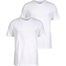 Jack & Jones Herre - XXL Overdele Jack & Jones T-Shirt 2-pack - White/White