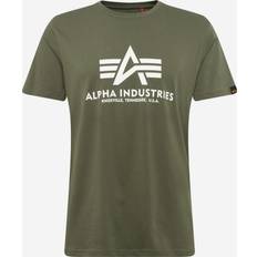 Alpha Industries Grøn - M T-shirts & Toppe Alpha Industries Basic T-shirt - Dark Olive