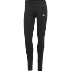 24 - Elastan/Lycra/Spandex Bukser & Shorts adidas Women's Loungewear Essentials 3-Stripes Leggings - Black/White