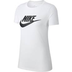 Nike 42 - Dame T-shirts Nike Sportswear Essential T-shirt - White/Black