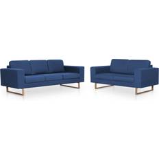 3 personers - Polyester - Sofagrupper Sofaer vidaXL Stylish Sofa 200cm 2stk 2 personers, 3 personers