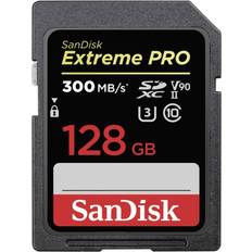 128 GB - SDXC - V30 Hukommelseskort & USB Stik SanDisk Extreme Pro SDXC Class 10 UHS-II U3 ​​V90 300/260MB/s 128GB