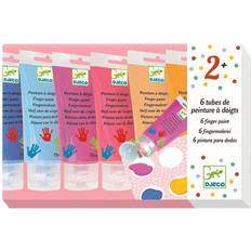 Farver Djeco Finger Paint Tube 6pcs