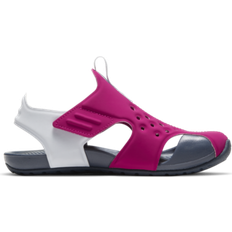 Nike Pink Sandaler Nike Sunray Protect 2 PS - Fireberry/Thunder Blue/Football Grey