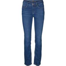 32 - 6 - Dame - W34 Jeans MAC Jeans Dream Jeans - Mid Blue Authentic Wash