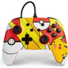 Powera pokémon controller til nintendo switch PowerA Enhanced Wired Controller (Nintendo Switch) - Pokemon: Pikachu Pop Art - Red/Yellow