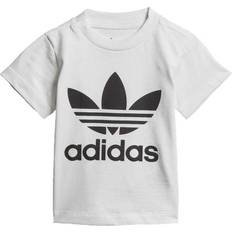 Adidas 92 Overdele adidas Infant Trefoil T-shirt - White/Black (DV2828)