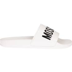 Moschino Logo Slide - White