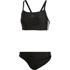 32 - Elastan/Lycra/Spandex Bikinisæt adidas 3-Stripes Bikini - Black