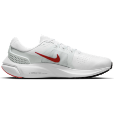 13 - Hvid - Unisex Løbesko Nike Air Zoom Vomero 15 M - White/Pure Platinum/Wolf Grey/Chile Red