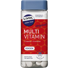 Multivitaminer Vitaminer & Mineraler Livol Multi Vitamin Original Adult 150 stk