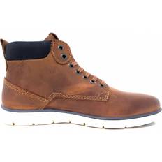 Herre - Nubuck Støvler Jack & Jones Cognac Leather Boots - Brown/Brandy Brown