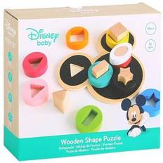 Disney Trælegetøj Babylegetøj Disney Mickey Shape Puzzle