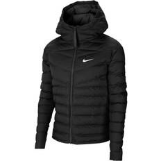 Nike Dame Overtøj Nike Women's Sportswear Down-Fill Windrunner Jacket - Black/White