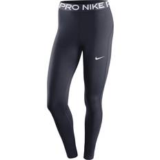 Nike Pro Mid-Rise Leggings Women - Obsidian/White