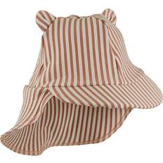 68 UV-hatte Liewood Senia Sun Hat Seersucker - Y/D Stripe Tuscany Rose/Sandy