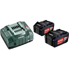Metabo Oplader Batterier & Opladere Metabo Basic Set 2x5.2Ah