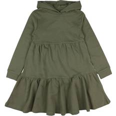 Name It Tiered Sweatshirt Dress - Green/Deep Lichen Green (13189308)