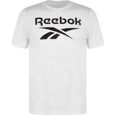 Reebok Slim T-shirts Reebok Graphic Series Stacked T-shirt Men - White
