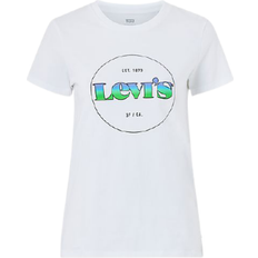 Levi's 36 Overdele Levi's The Perfect Tee - Gradient White/Neutral
