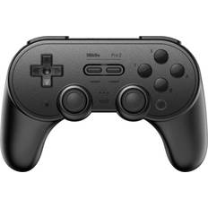 Nintendo Switch - Sort Gamepads 8Bitdo Pro 2 Bluetooth Gamepadd - Black Edition