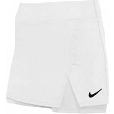 Nike Dame Nederdele Nike Court Victory Tennis Skirt Women - White/Black