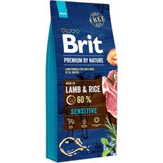 Brit Hunde Kæledyr Brit Premium by Nature Sensitive Lamb 15kg