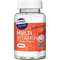 Krom Vitaminer & Mineraler Livol Multivitamin Children Strawberry 150 stk