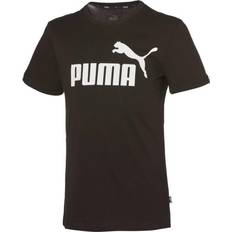 Puma 98 Børnetøj Puma Essential Logo Youth Tee - Puma Black (586960-01)