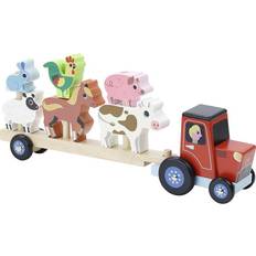 Vilac Tractor & Trailer with Animals