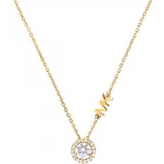 Michael Kors Premium Necklace - Gold/Transparent