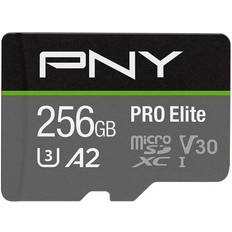 PNY Hukommelseskort PNY Pro Elite microSDXC Class 10 UHS-I U3 V30 A2 100 / 90MB/s 256GB