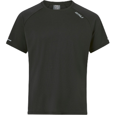 2XU Træningstøj Overdele 2XU Aero T-shirt Men - Black/Silver Reflective