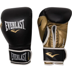 Hvid Kampsportshandsker Everlast Powerlock Boxing Gloves 14oz