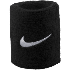 Nylon Svedbånd Nike Swoosh Wristband 2-pack - Black/White