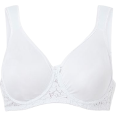 Miss Mary BH'er Miss Mary Smooth Lacy Underwired T-shirt Bra - White