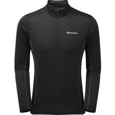 Montane S T-shirts & Toppe Montane Dart Zip-Neck T-shirt - Black