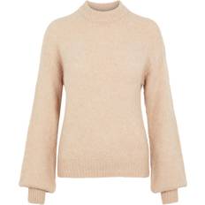 Y.A.S M - Nylon Overdele Y.A.S Siera Knitted Pullover - Moonlight