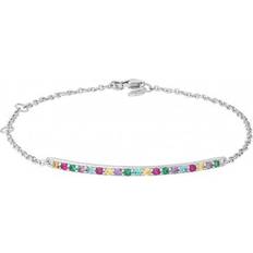 ByBiehl Rainbow Sparkle Bracelet - Silver/Multicolour