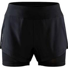 Craft Sportswear M Shorts Craft Sportswear Adv Essence 2-in-1 Shorts Women - Black