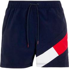 Blå - XS Badetøj Tommy Hilfiger Colour Blocked Slim Fit Mid Length Swim Shorts - Desert Sky