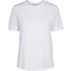 14 T-shirts Pieces Solid Coloured T-shirt - Bright White