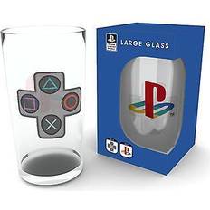 GB Eye Hvid Køkkentilbehør GB Eye Playstation Buttons Pint Drikkeglas 50cl