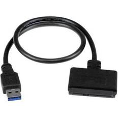 3,0 - Kabeladaptere - Sort - USB A-SATA Kabler MicroConnect USB A-SATA 3.0 0.5m