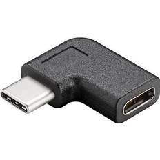 MicroConnect Kabeladaptere Kabler MicroConnect 90° Angled USB C-USB C 3.1 M-F Adapter