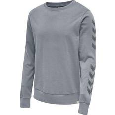 Hummel Herre Sweatere Hummel Legacy Chevron Sweatshirt Unisex - Grey Melange