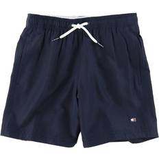 Tommy Hilfiger Drenge Badetøj Tommy Hilfiger Drawstring Regular Fit Mid Length Swim Shorts - Desert Sky (UB0UB00352)