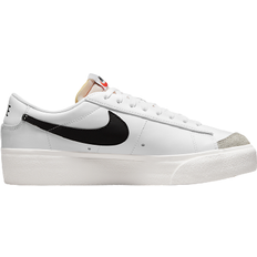 Nike 36 ⅔ - 5 - Dame Sneakers Nike Blazer Low Platform W - White/Sail/Team Orange/Black