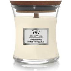 Woodwick Island Coconut Small Duftlys 85g