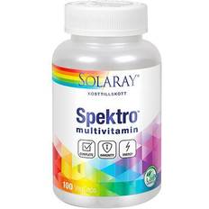 D-vitaminer - Zink Vitaminer & Mineraler Solaray Spektro Multivitamin 100 stk